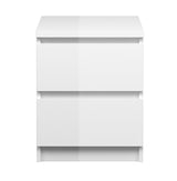 Naia Bedside table - White high gloss