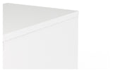 Naia Bedside table - White high gloss