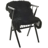 Premium Long Haired Lambskin from NZ 100 - Black