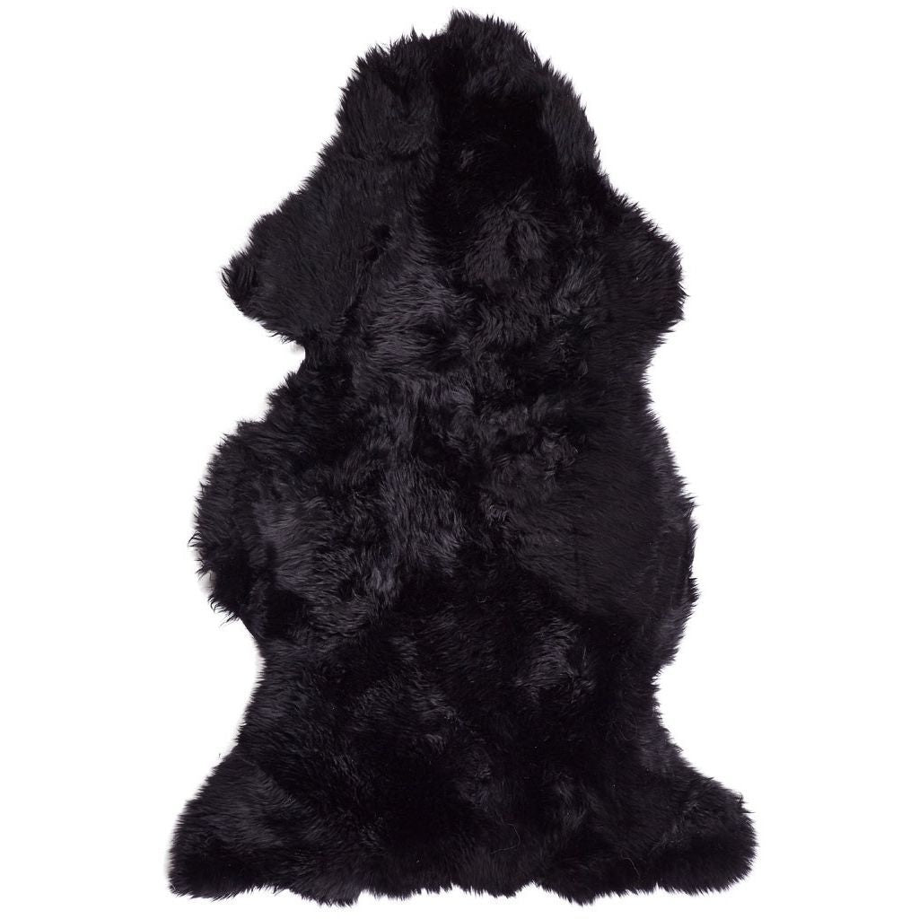 Premium Long Haired Lambskin from NZ 115 - Black