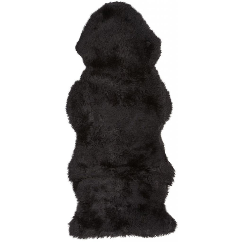 Premium Long Haired Lambskin from NZ 135 - Black