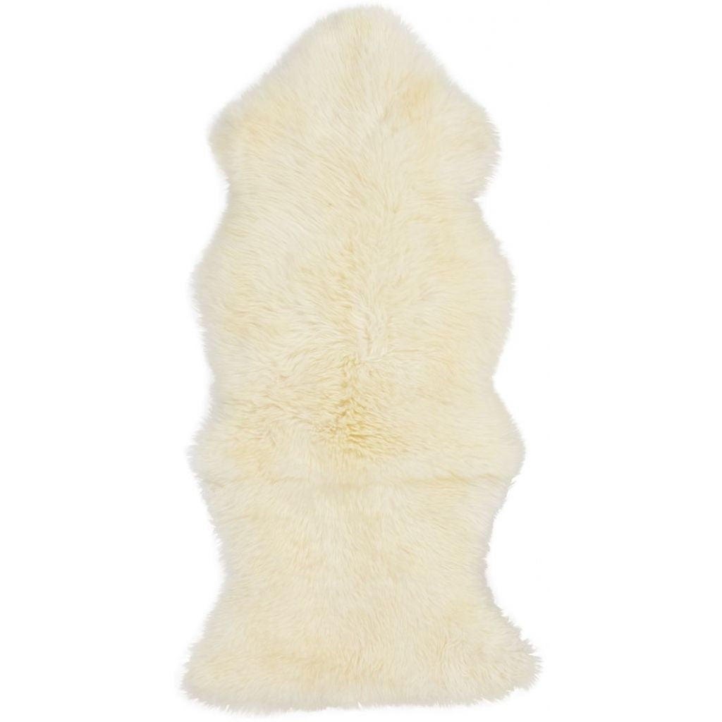 Premium long-haired Lambskin from NZ 135 - Ivory