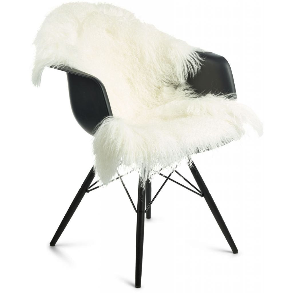 Premium Tibetan Lambskin 85x55 - Ivory