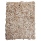 Tibetan lambskin blanket, 140x180, Arctic Sunrise