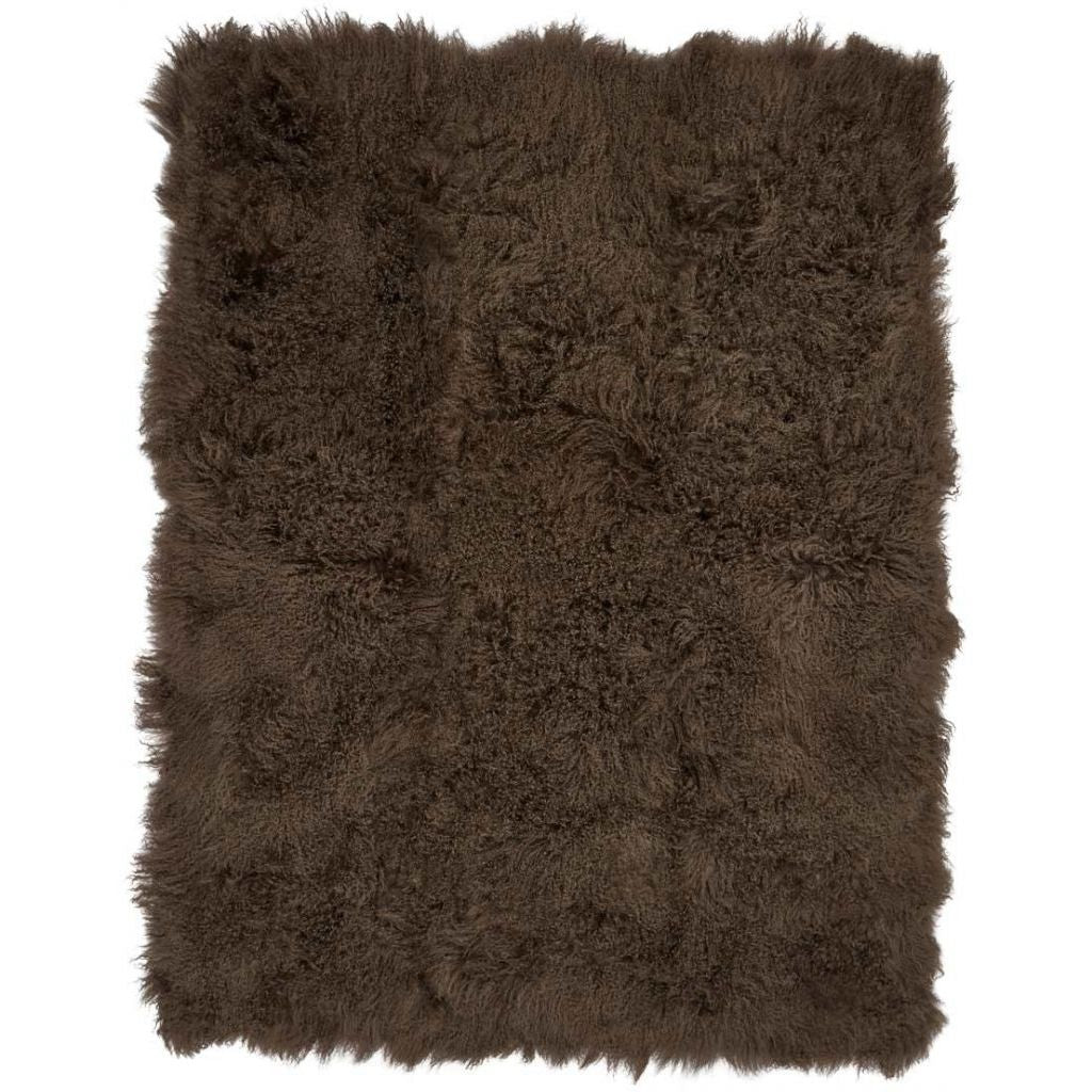 Tibetan lambskin rug, 140x180 , Hedge Green