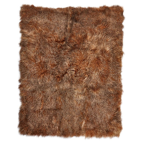 Tibetan lambskin blanket, 140x180 , Sunset