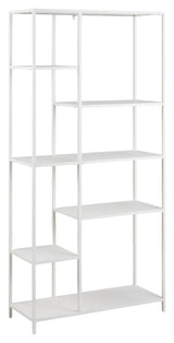 Newcastle Shelf, Assymetric, Matte white metal