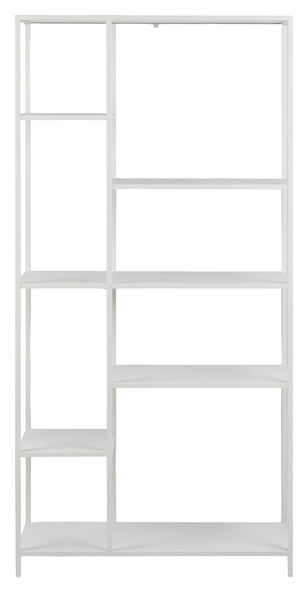 Newcastle Shelf, Assymetric, Matte white metal