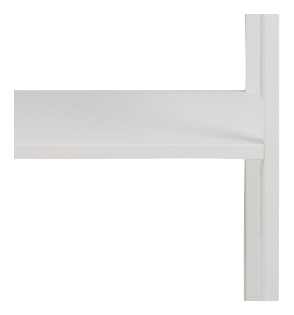 Newcastle Shelf, Assymetric, Matte white metal