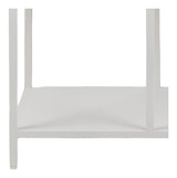 Newcastle Shelf, Assymetric, Matte white metal