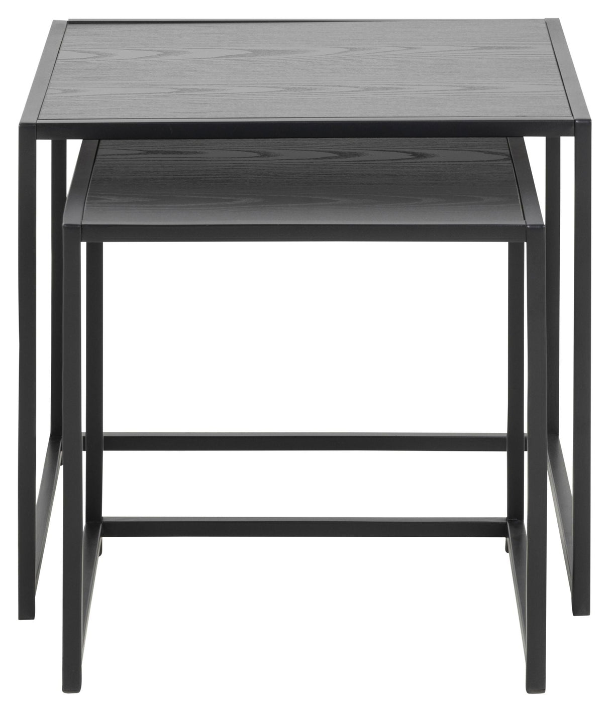 Seaford Deposit Tables, Black Melamine