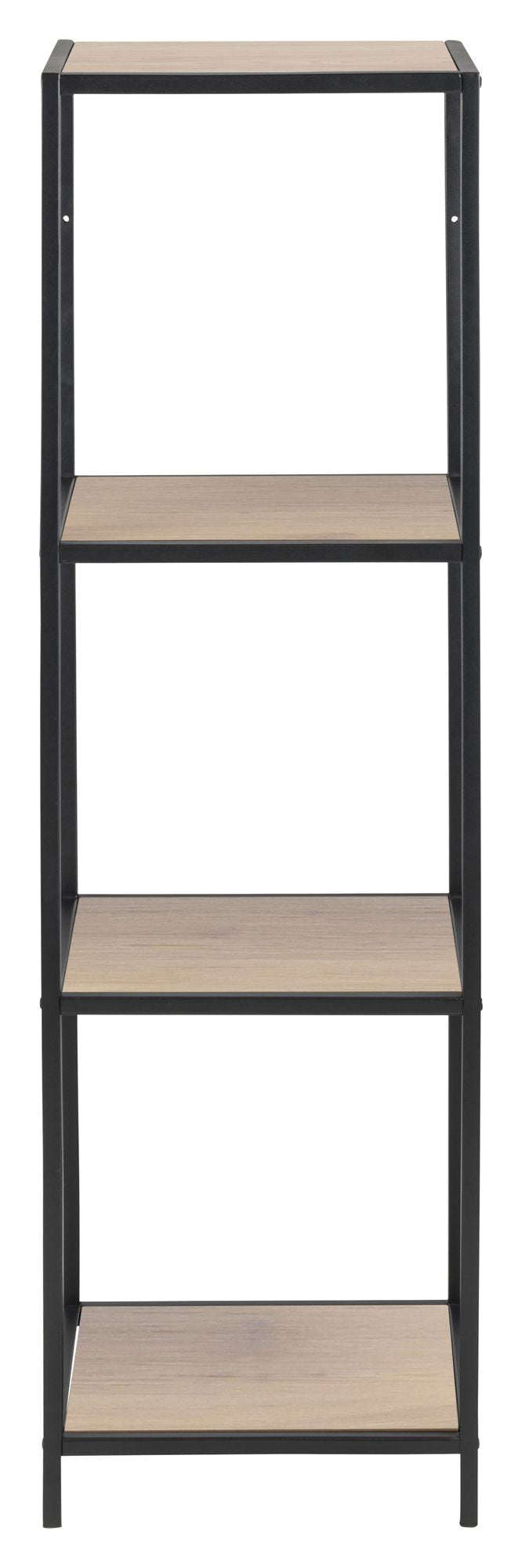 Seaford Shelf w. 3 Shelves, Paper Wildig/Black