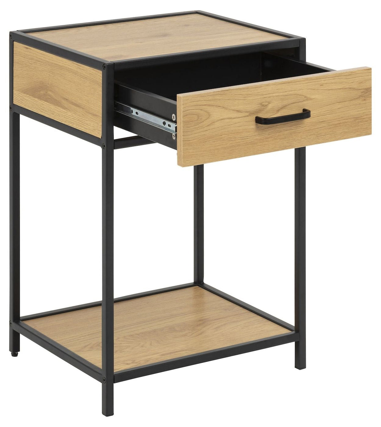 Seaford Bedside table with drawer, Vildeg Look