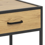 Seaford Bedside table with drawer, Vildeg Look