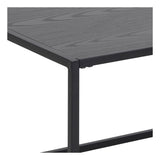 Seaford Coffee Table, Black, 110x60