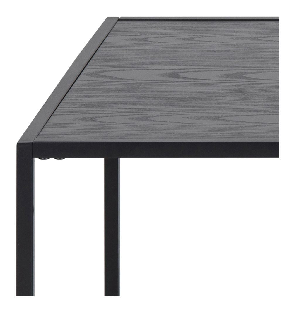 Seaford Coffee Table, Black, 110x60