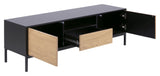 Seaford Table, Black/Wild Look