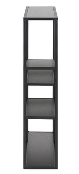 Seaford Wall Hanging Shelf w. 3 shelves, Black