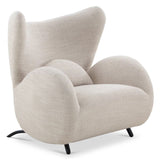 Big buffalo Armchair, Cream Bouclé