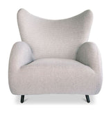 Big buffalo Armchair, Gray fabric