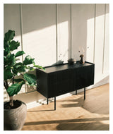 Louvre Sideboard, Black Oak