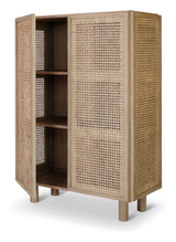 Neo Sideboard, Natural Oak and French Woven Doors