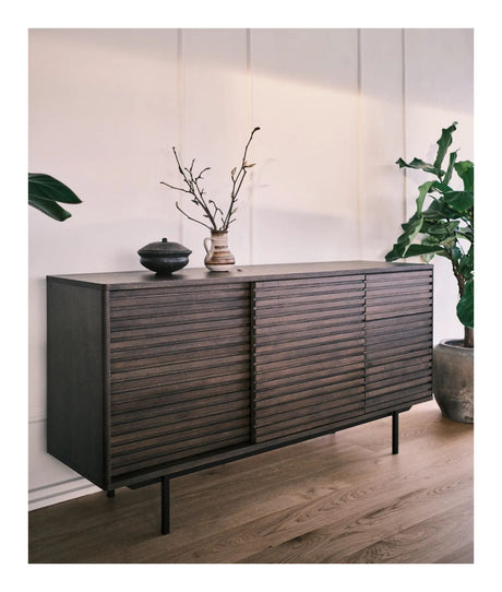 Sense Sideboard - Oak/Smoke brown