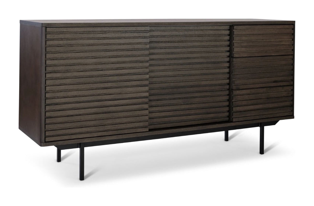 Sense Sideboard - Oak/Smoke brown