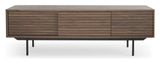 Sense TV bench, Walnut veneer