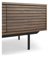 Sense TV bench, Walnut veneer