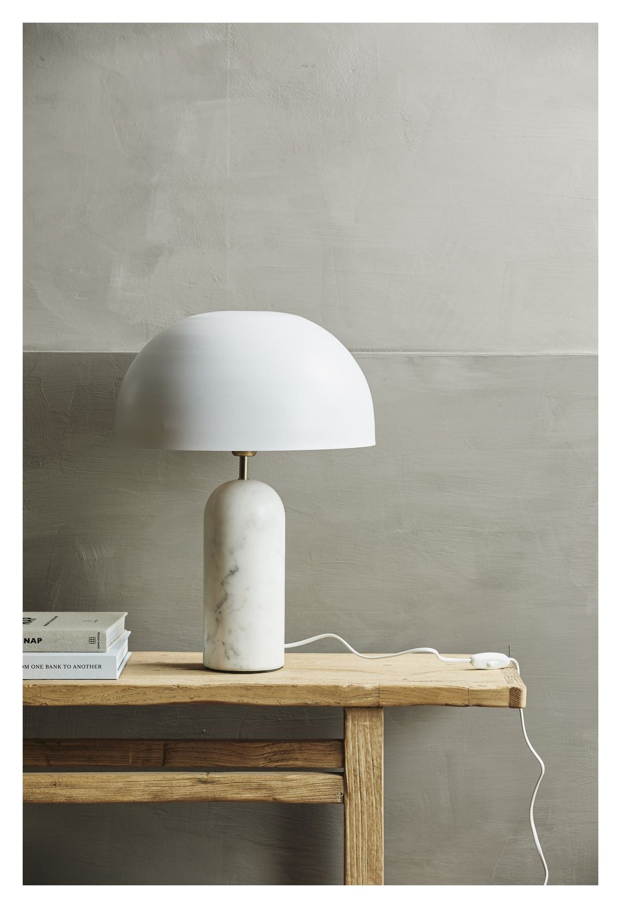 Nordal ATLAS Table lamp - White Marble