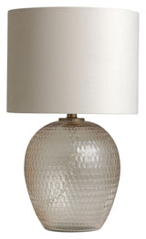 Nordal CHANDRA Table lamp base - Pale Pink Glass