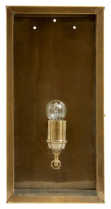 Nordal Eos Outdoor Wall Lamp - Brass