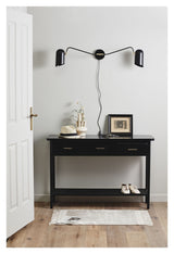 Nordal ERIS Wall lamp with 2 arms - Black