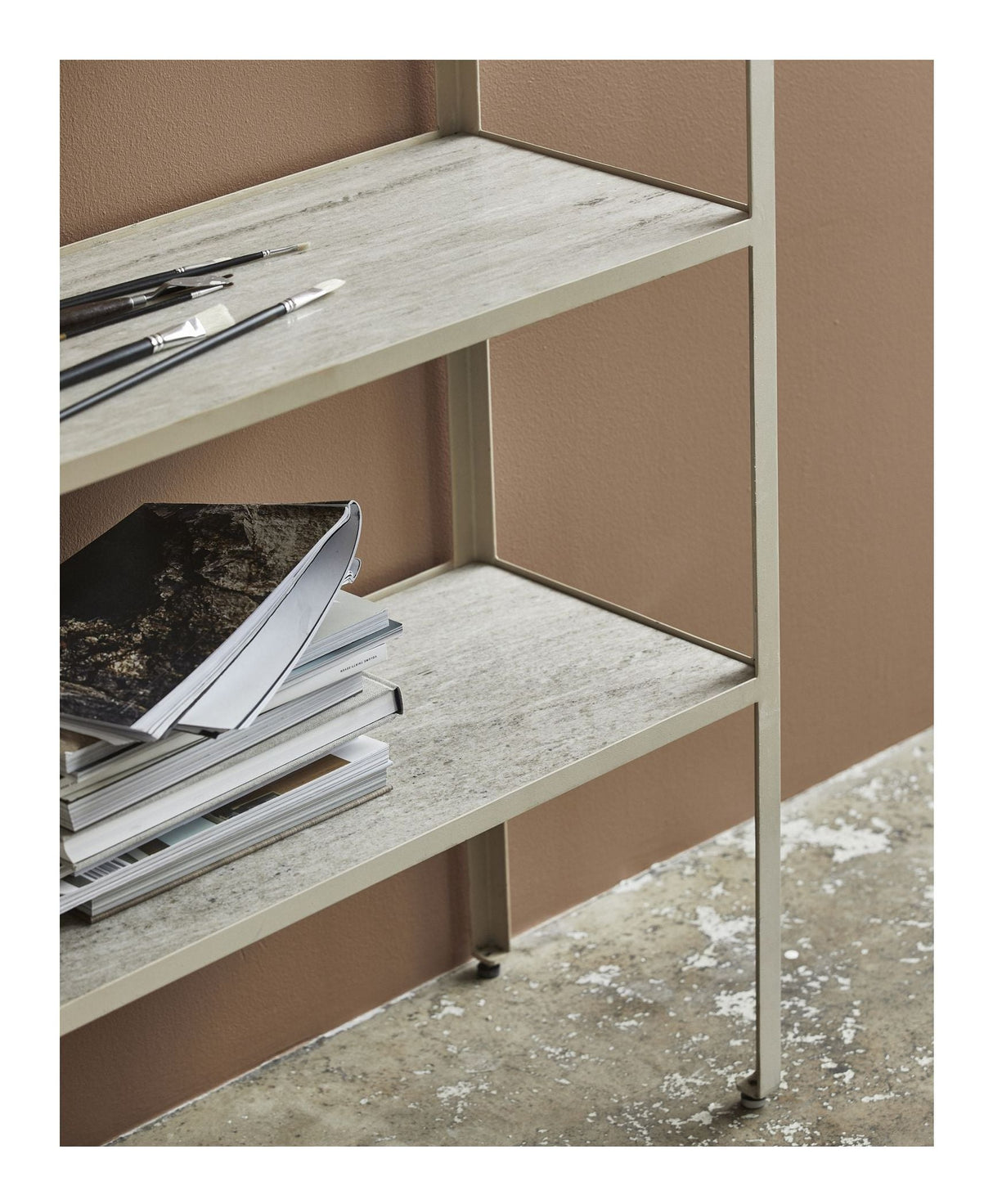 JUNGO Shelf, Iron/Marble, Sand