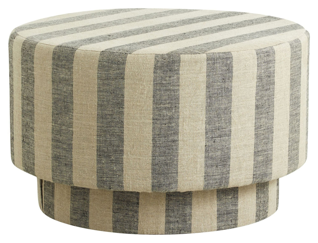 Ladoga Pouf in Stripes