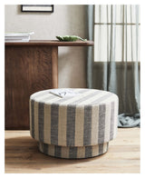 Ladoga Pouf in Stripes