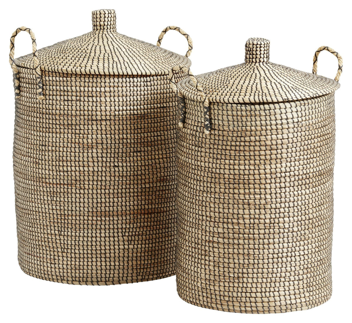 Nordal Laudy Laundry Basket - Nature/Black