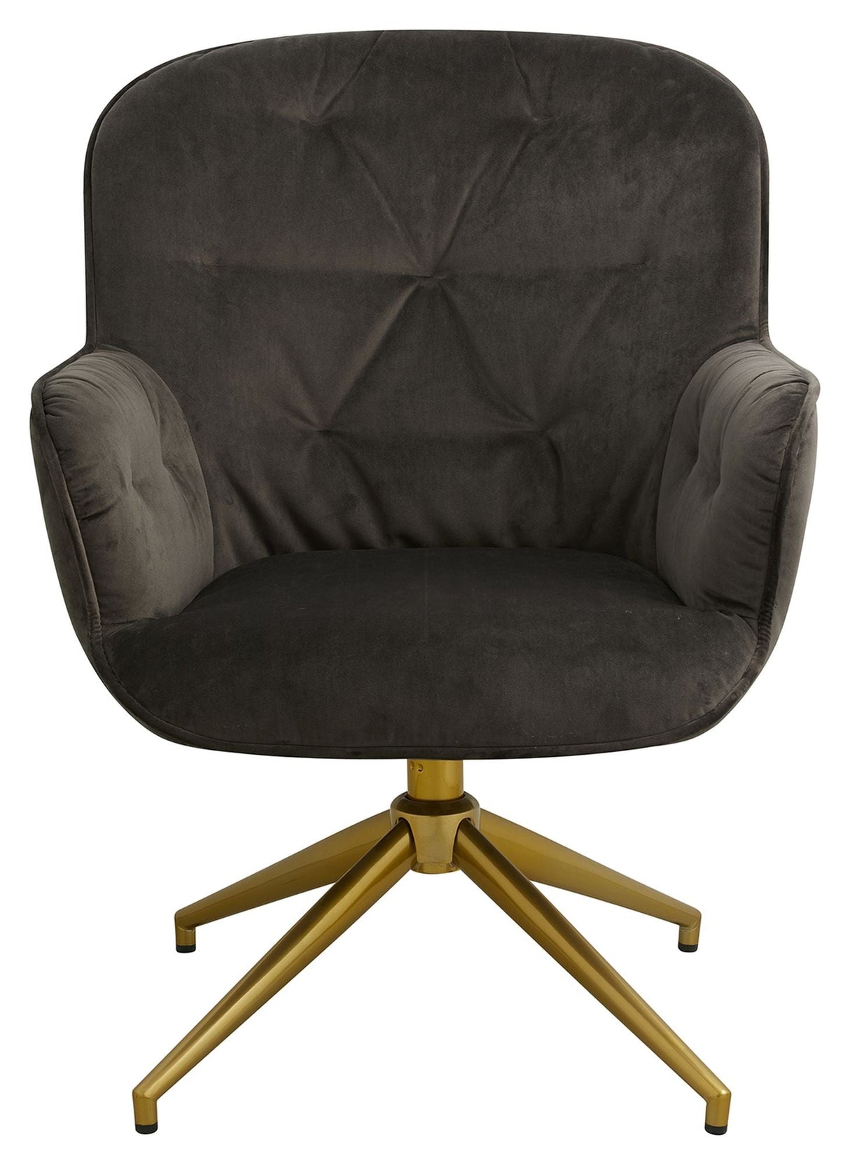 Nordal LEA Office Chair - Light Brown Velvet