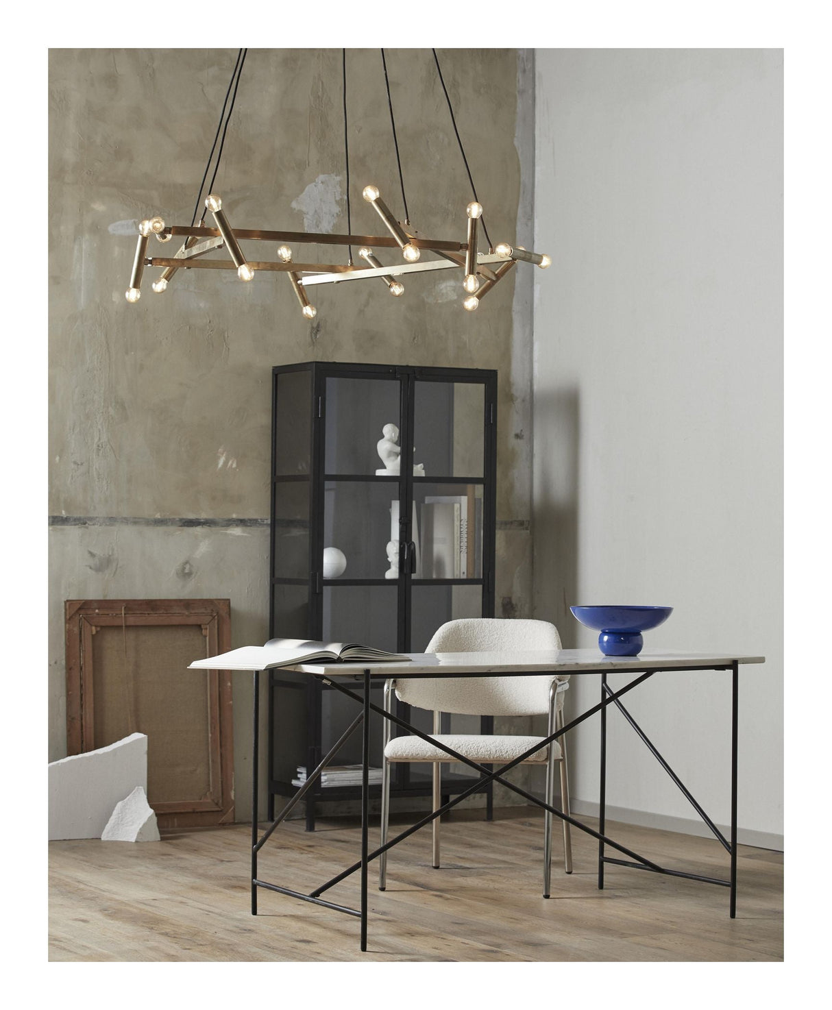 Nordal - Chandelier for 20 bulbs - Brass