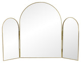 Nordal RUKIA Table mirror 3 parts - Gylden