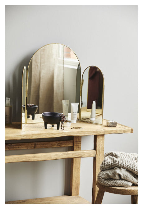 Nordal RUKIA Table mirror 3 parts - Gylden