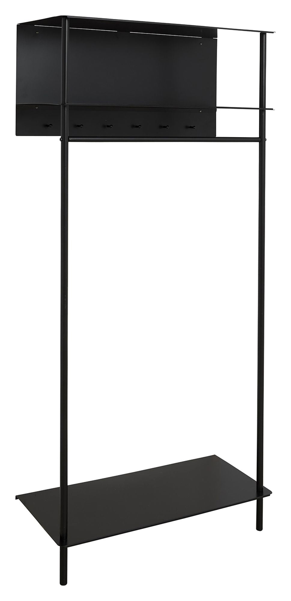 Nordal SETUN Clothing rack, Black iron