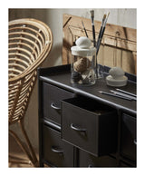 Nordal - Sideboard w/8 drawers - Black