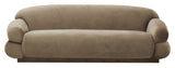 Nordal Sof 2-pers. Sofa - Light brown velvet