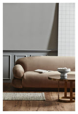 Nordal Sof 2-pers. Sofa - Light brown velvet