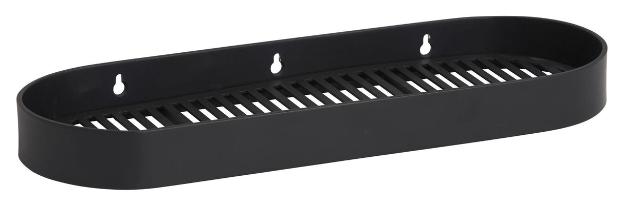 Nordal SOTRA Shelf for bathroom - Black Stainless steel