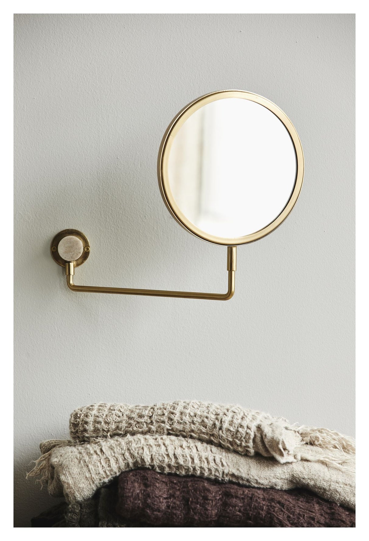 Nordal TESIA Mirror - Golden frame