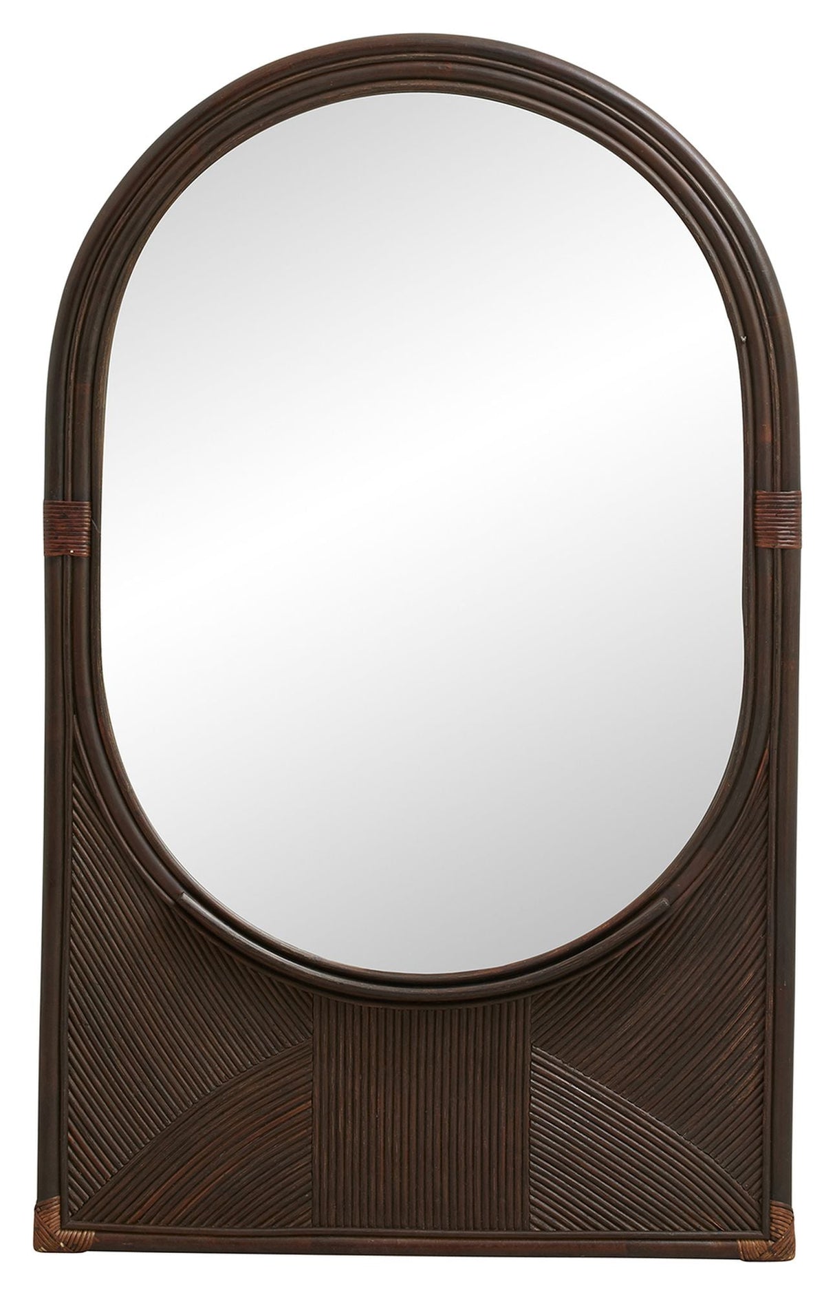 Nordal TURA Mirror with small shelf M, Brown