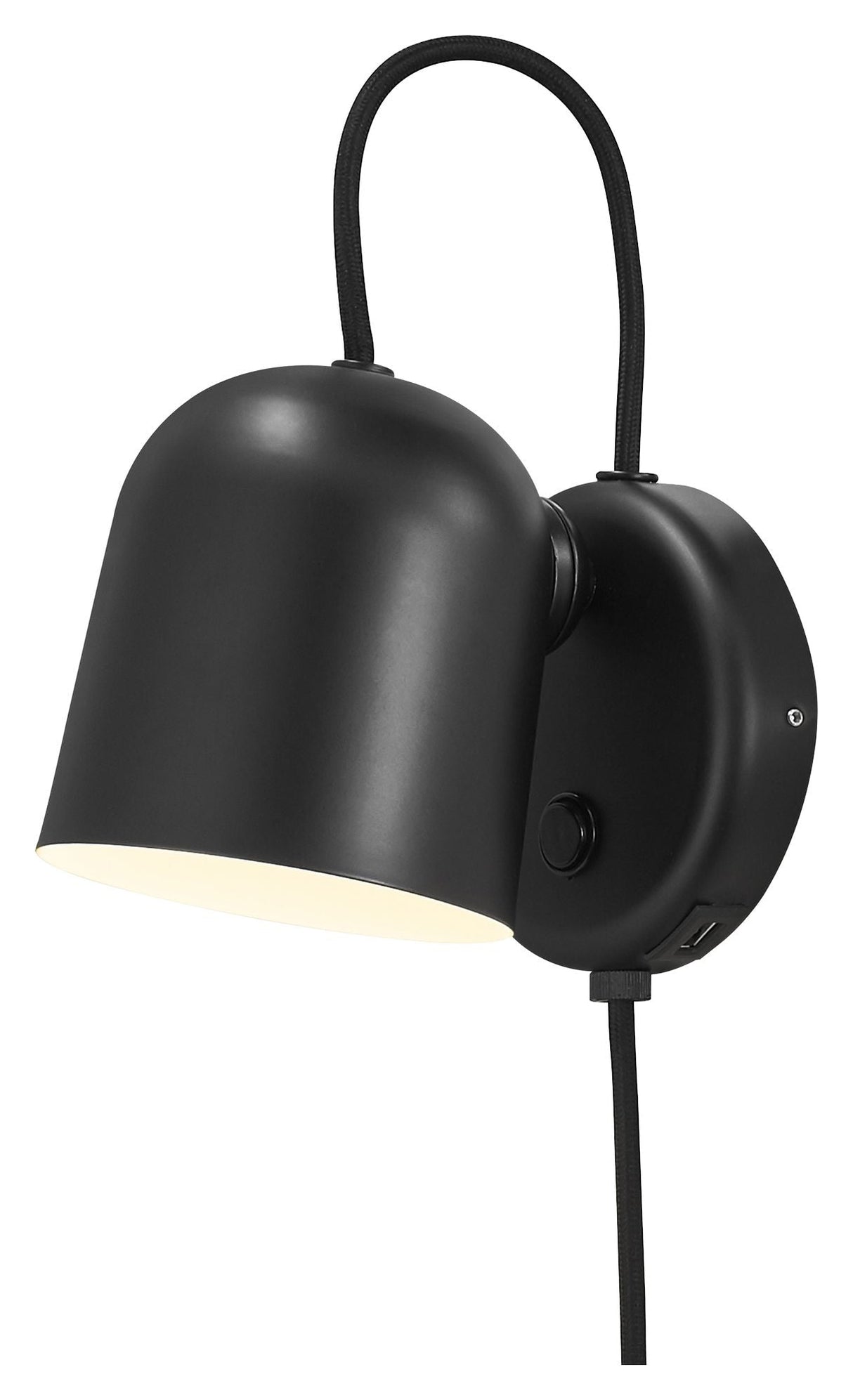 dftp Angle Wall Lamp, Black